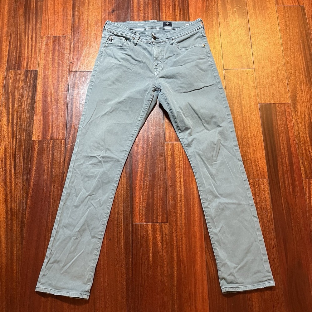 AG Adriano Goldschmied The Everett Slim Straight Jeans Mens 32x32 Light Wash *